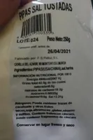 Pipas sal tostadas