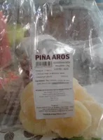Piña aros deshidratada