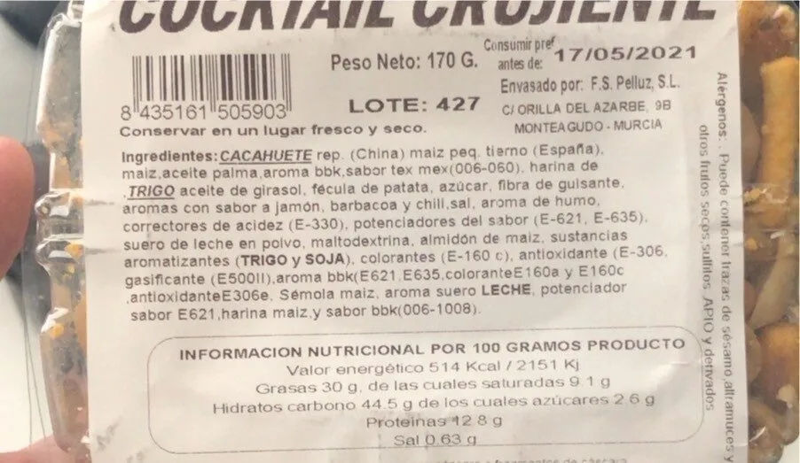 Cocktail Crujiente