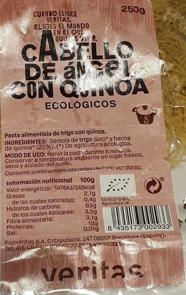 Cabello de Ángel con Quinoa