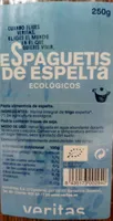 Espaguetis de espelta ecológicos
