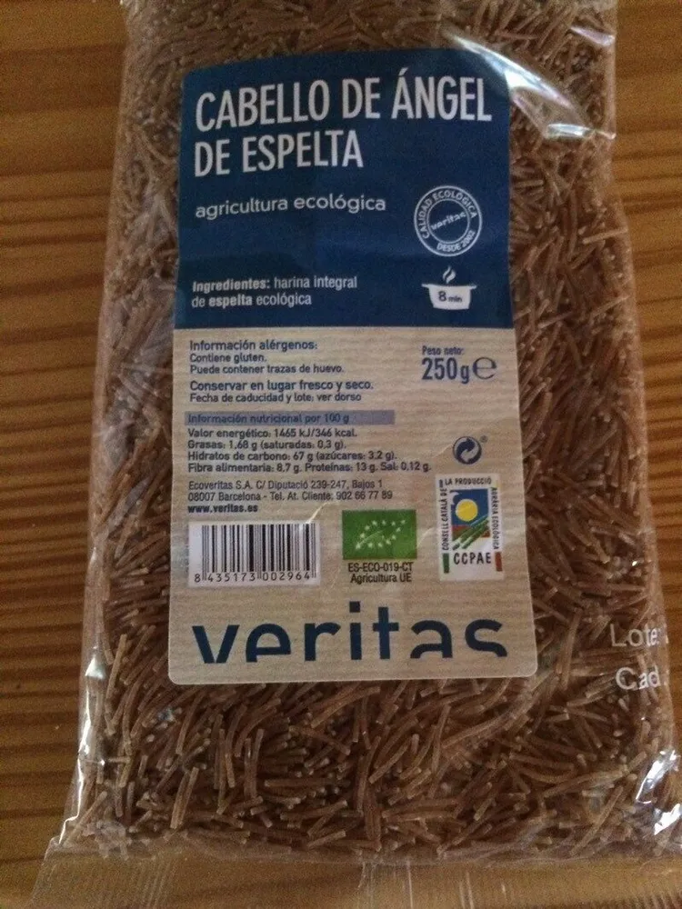 Cabello de ángel de espelta ecológico