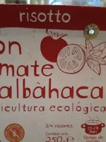 Risotto con tomate y albaha