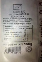 Avellana natural ecologica