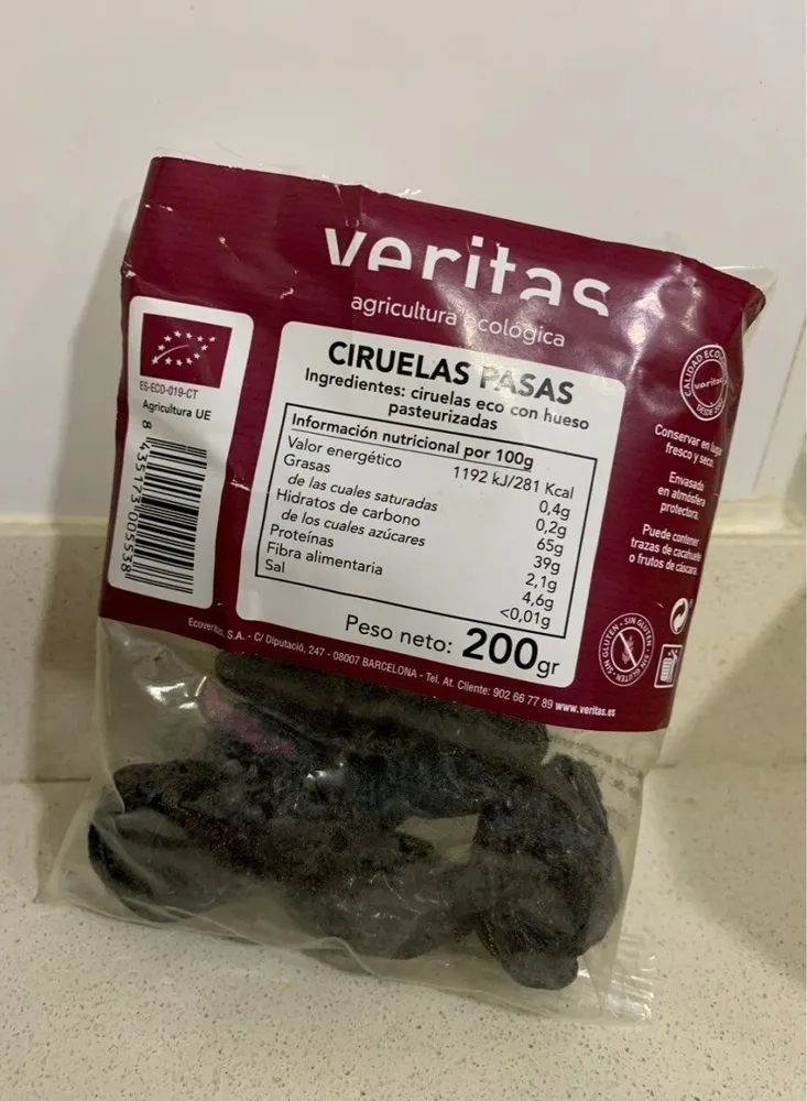 Ciruelas pasas