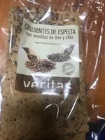 Crujientes de espelta con semillas de lino y chia