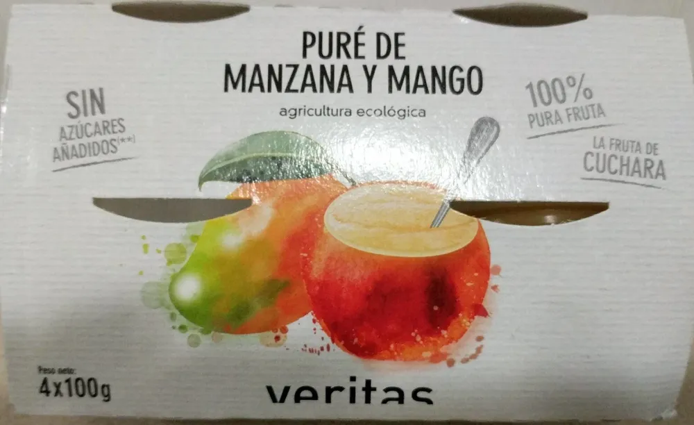 Puré de Mango y manzana