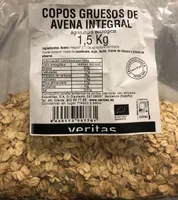 Copos gruesos de avena integral