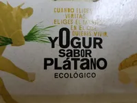 Yogur sabor plátano
