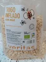 Trigo inflado con miel