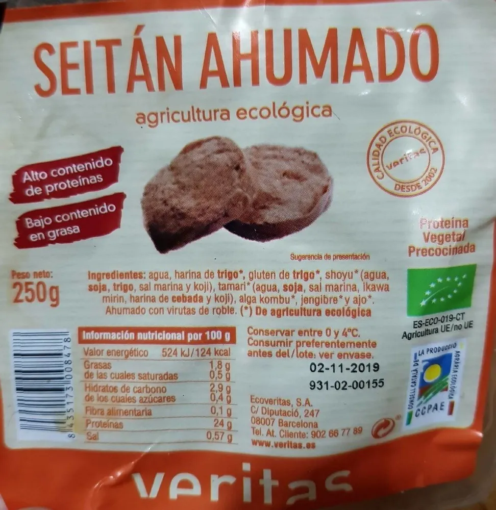 Seitán ahumado