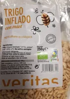 Trigo inflado con miel