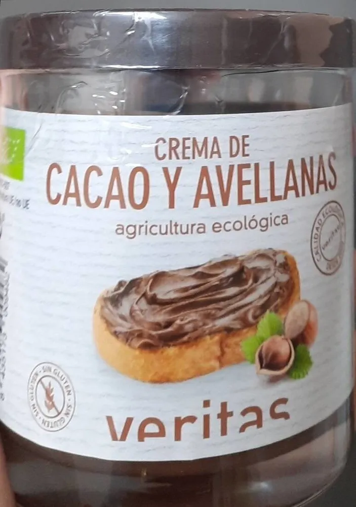 Crema de cacao y avellanas