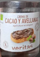 Crema de cacao y avellanas