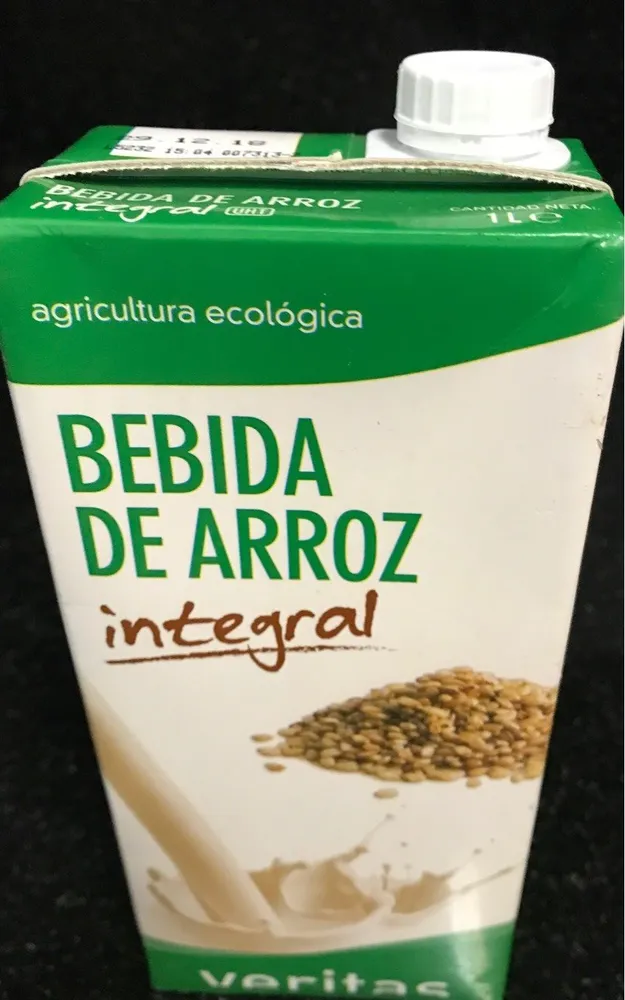 Bebida de arroz integral