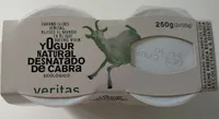 Yogur natural desnatado de cabra