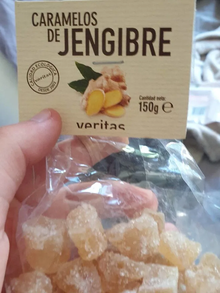 Caramelos de jengibre
