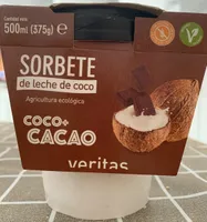 Sorbete de leche de coco