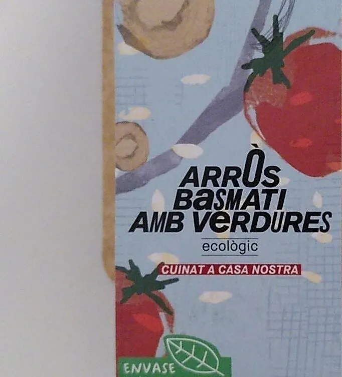 Arroz basmati con verduras