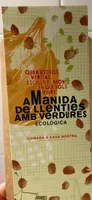 Amanida llenties amb verdures