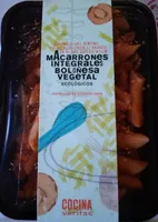Macarrones integrales boloñesa vegetal