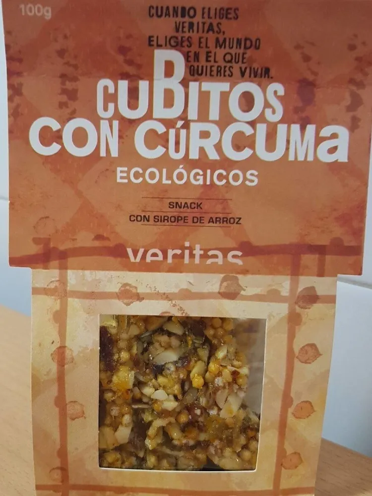 Cubitos con cúrcuma ecológicos