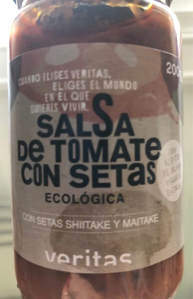 Salsa de tomate con setas