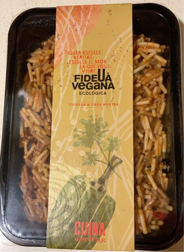 Fideua vegana