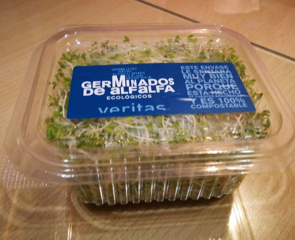 Germinados de alfalfa ecológicos