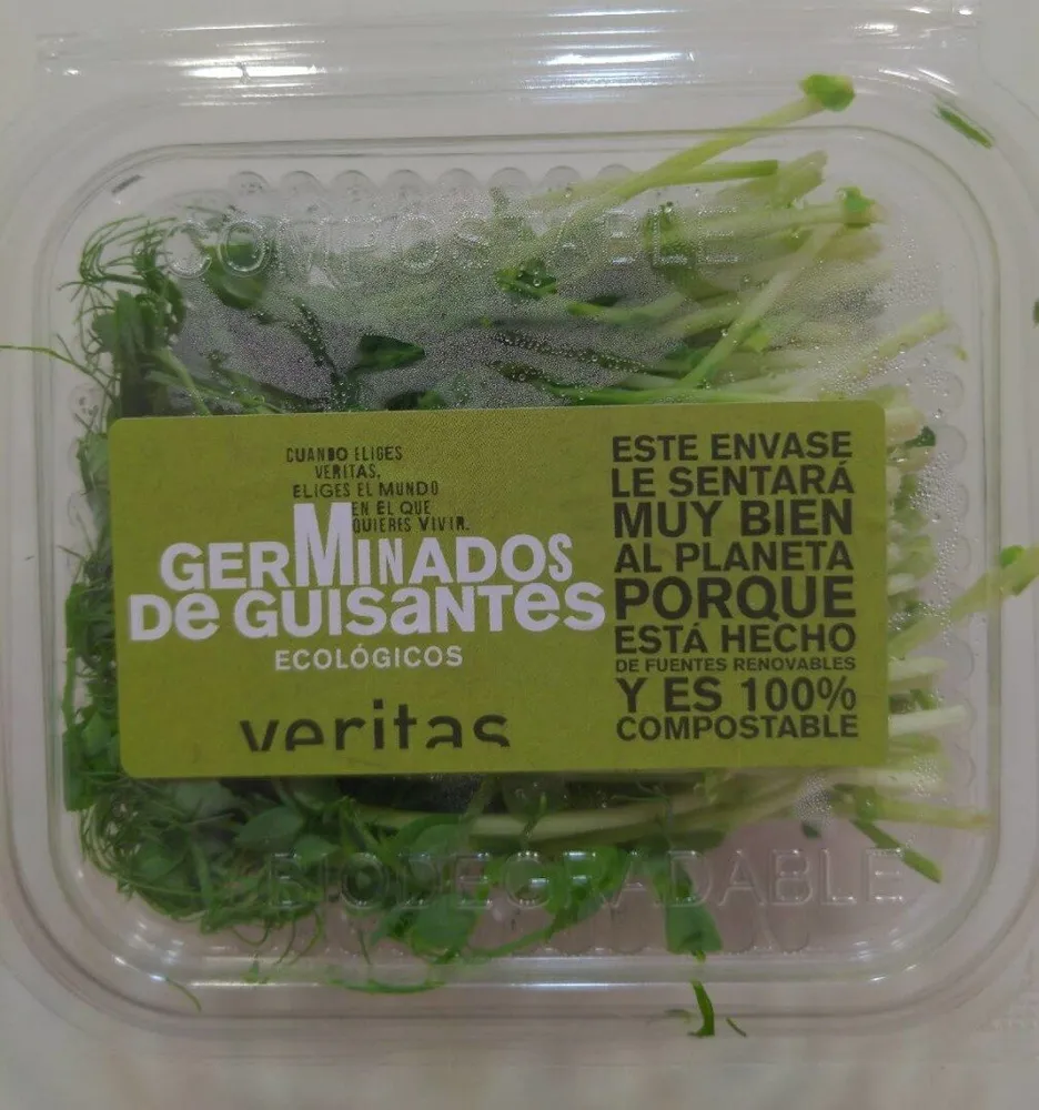 Germinados de guisantes