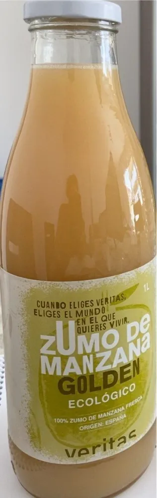 Zumo de manzana golden