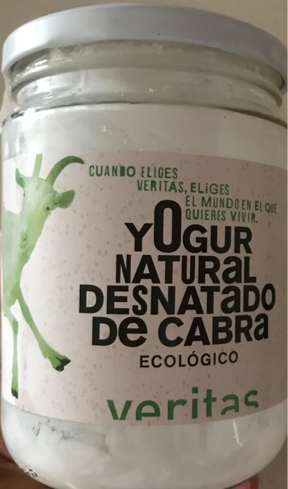 Yogur natural desnatado de cabra