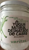 Yogur natural desnatado de cabra