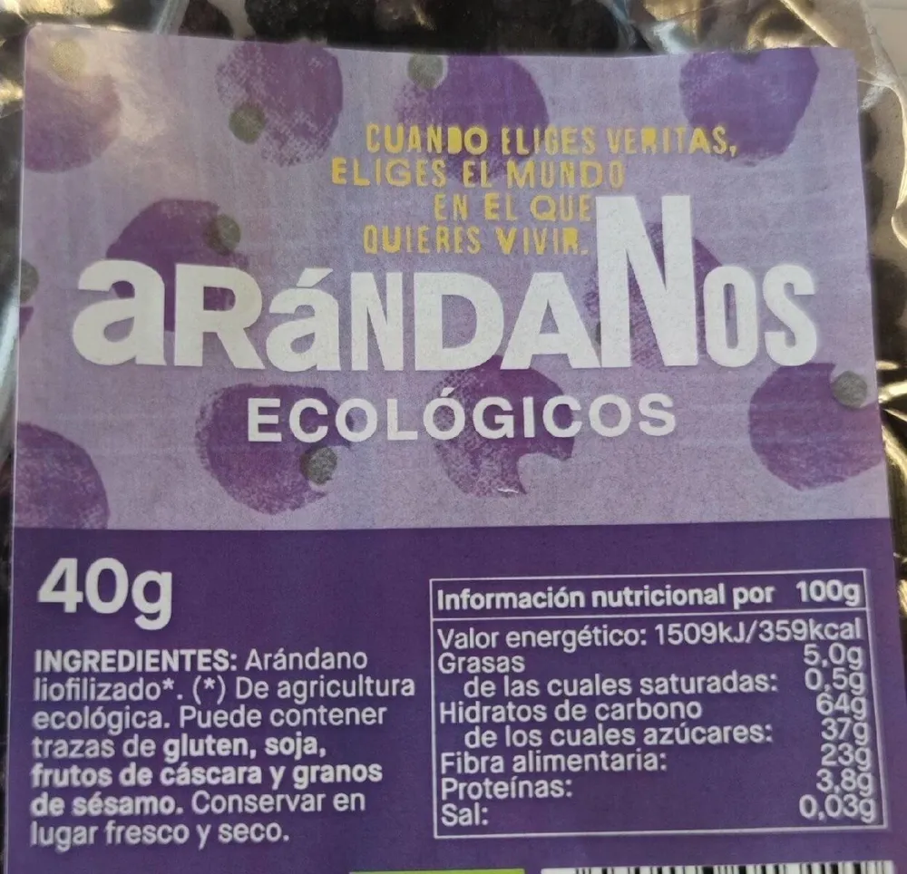 Arándanos ecológicos