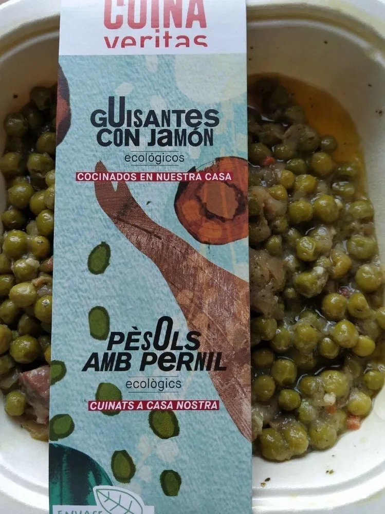 Guisantes con jamón
