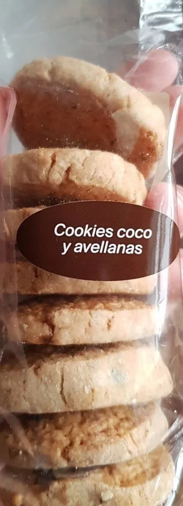 Cookies coco y avellanas