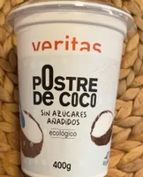 Postre de coco sin azucares añadidos