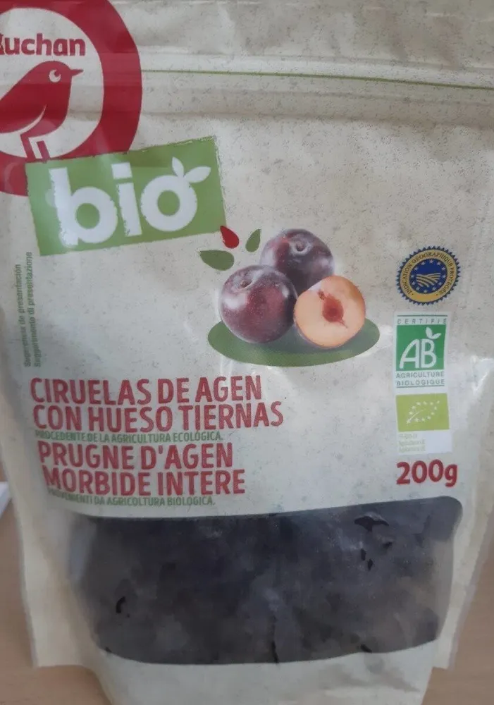 Ciruelas de Agen con hueso tiernas bio