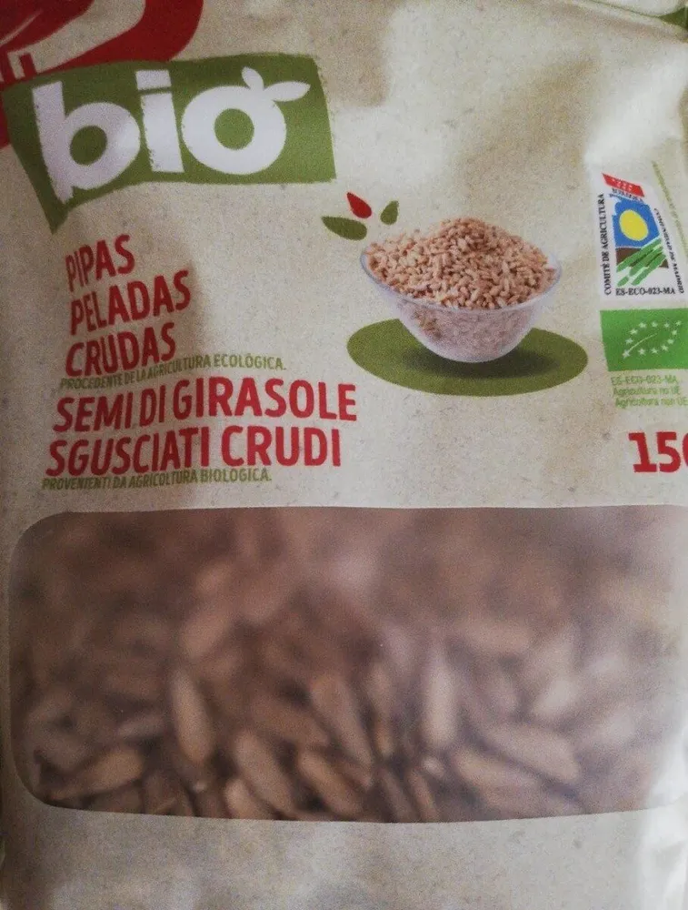 Pipas peladas crudas BIO