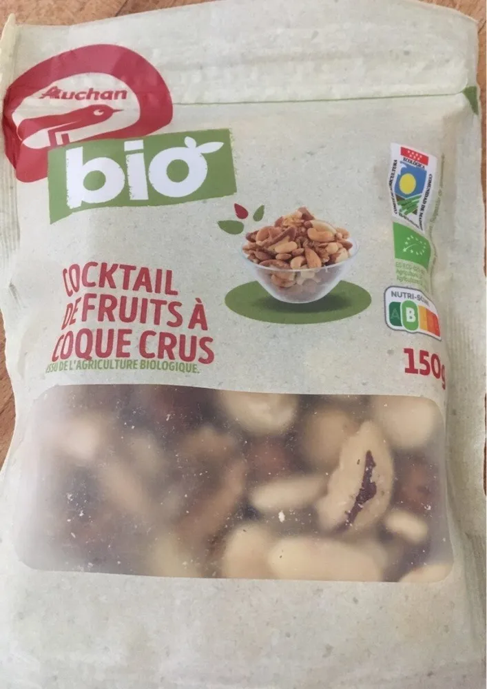 Cocktail de fruits à coque crus
