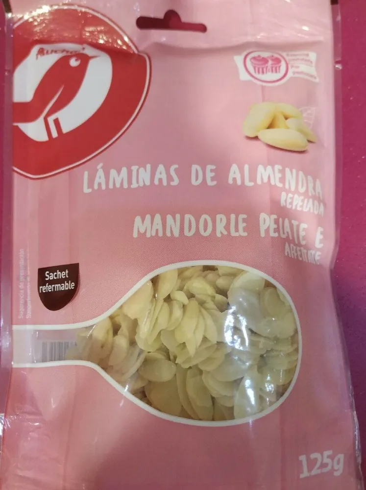 Láminas de almendra repelada