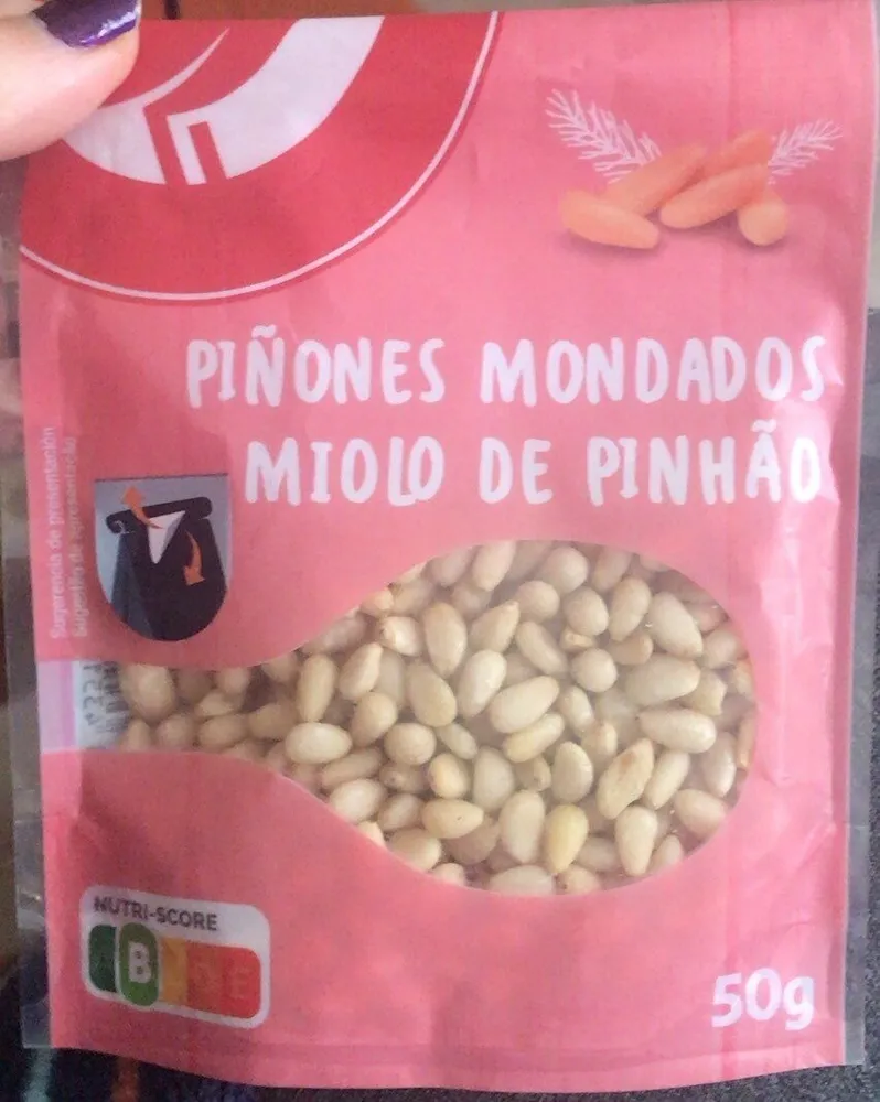 Piñones mondados