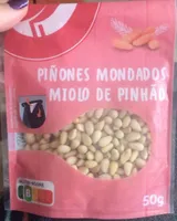 Piñones mondados