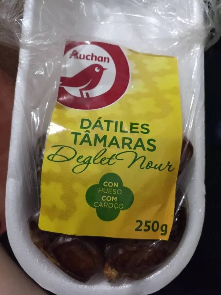 Dátiles deglet nour con hueso