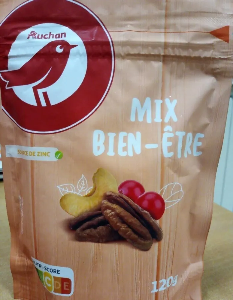 Mix bien etre - Noix de pécan, de cajou et cranberry