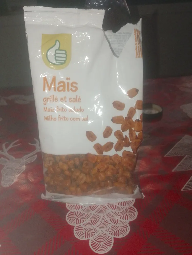 Maíz frito salado