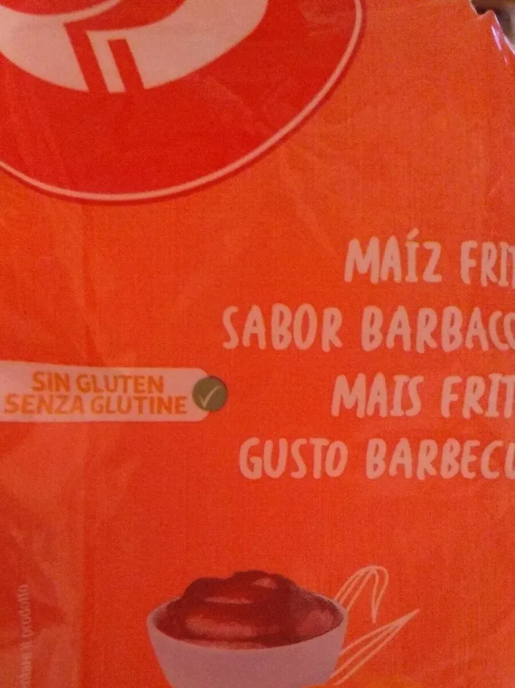 Maíz frito sabor barbacoa