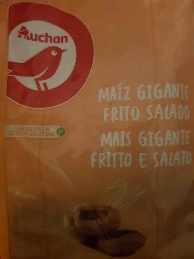 Maiz gigante frito salado
