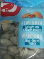 Almendras tostadas con cáscara partida