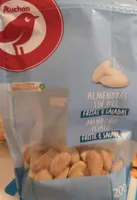 Almendras sin piel, fritas y saladas